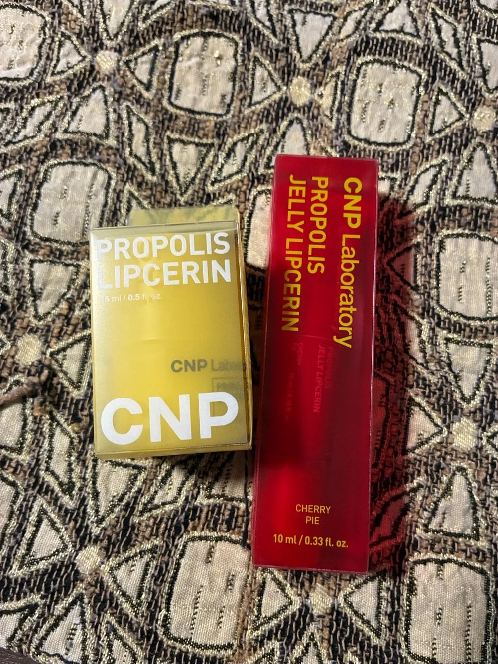 CNP Laboratory Propolis Jelly Lipcerin Set - Red & Gold Packaging